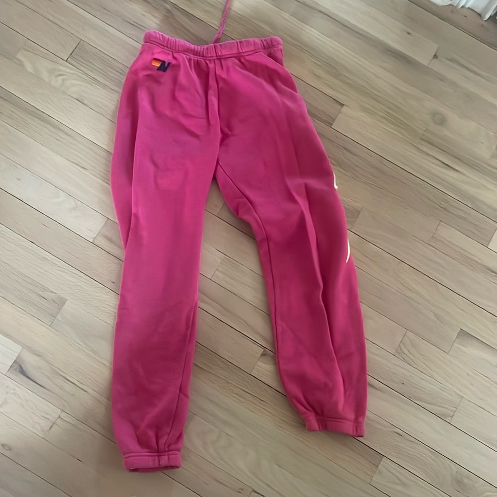 Hot pink women’s extra small aviator nation sweatpants